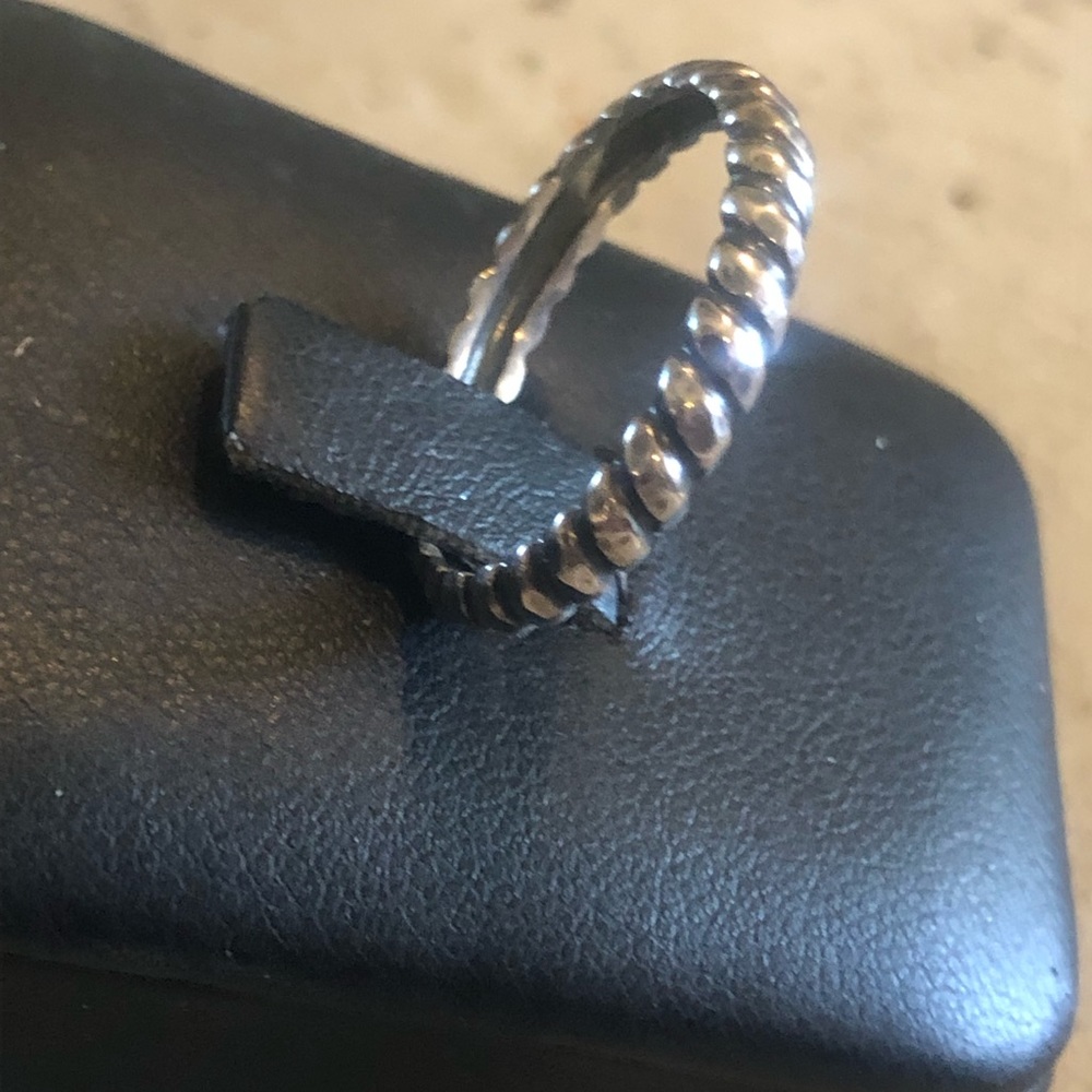 R2745 Belle Fleur Rope Ring - Picture 2 of 3